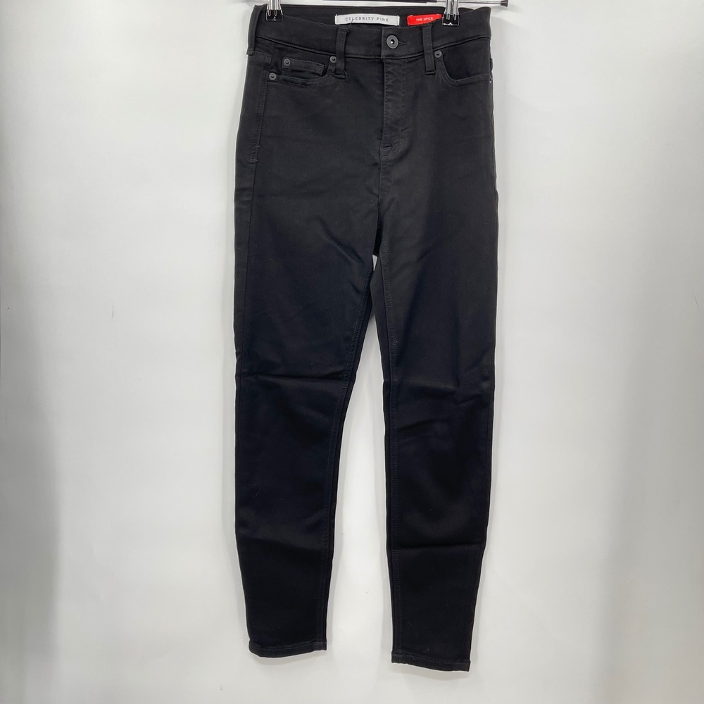 Celebrity Pink The Spice Black High Rise Skinny Jeans Women's Size 3 26